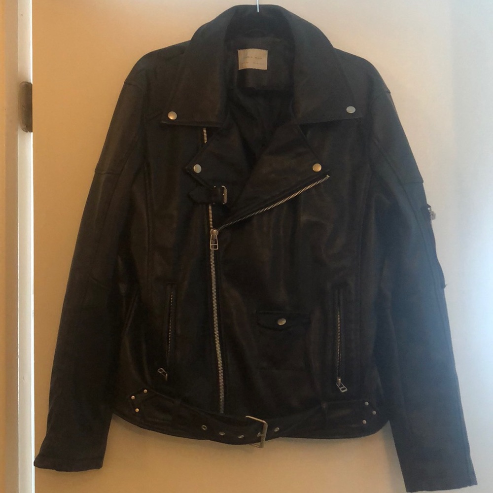 Zara Man Leather Jacket